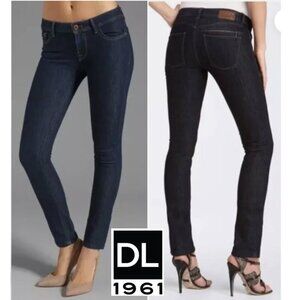 DL1961 Jessica Blue Skinny Jeans Sleek Fit Size 29